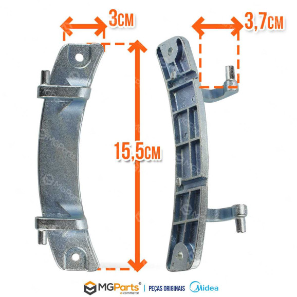 Dobradiça Lava E Seca Midea Lsc081 Lsc082 Lsc101 Original
