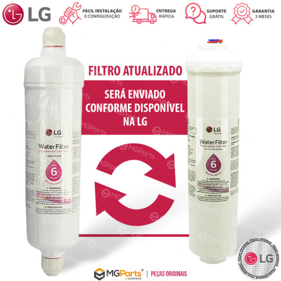 Filtro Agua Geladeira LG Gc-l247sl Gc-l257sl Original