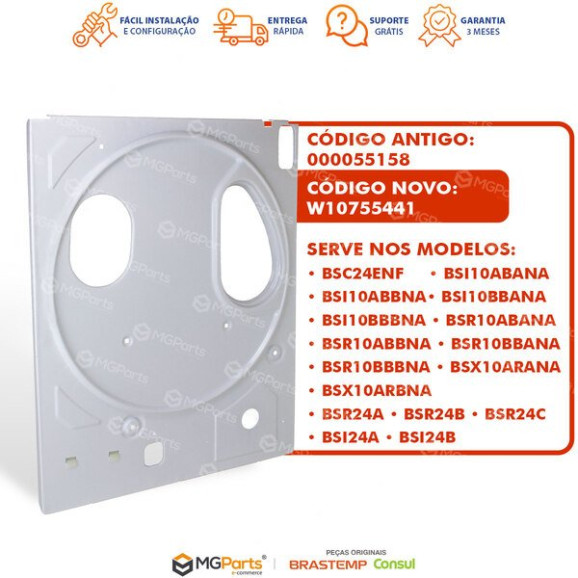 Modelos compativeis para Fundo Apoio Cesto Secadora Brastemp