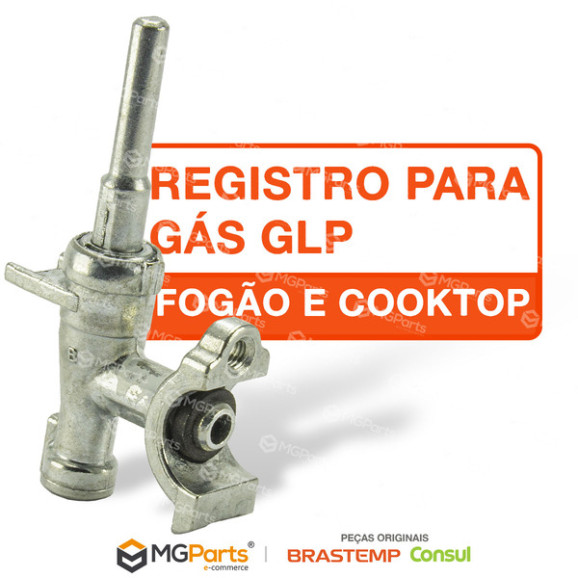 Registro Ramal Glp Fogão E Cooktop Brastemp Consul Original